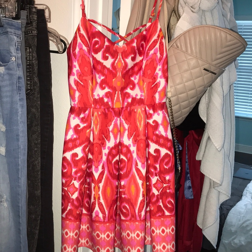 bright dress